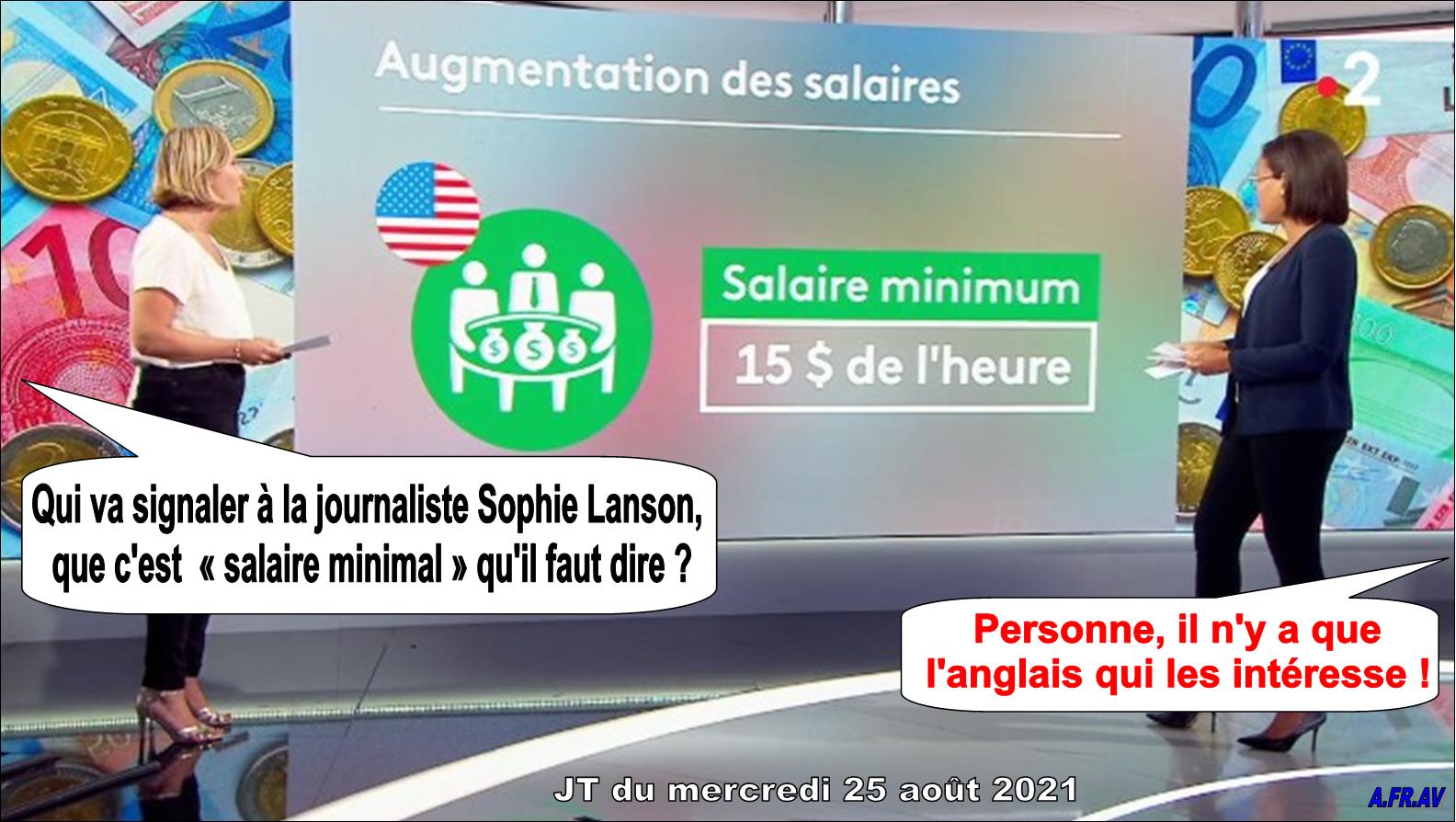 Sophie Lanson, journaliste à France-2, France Télévisions