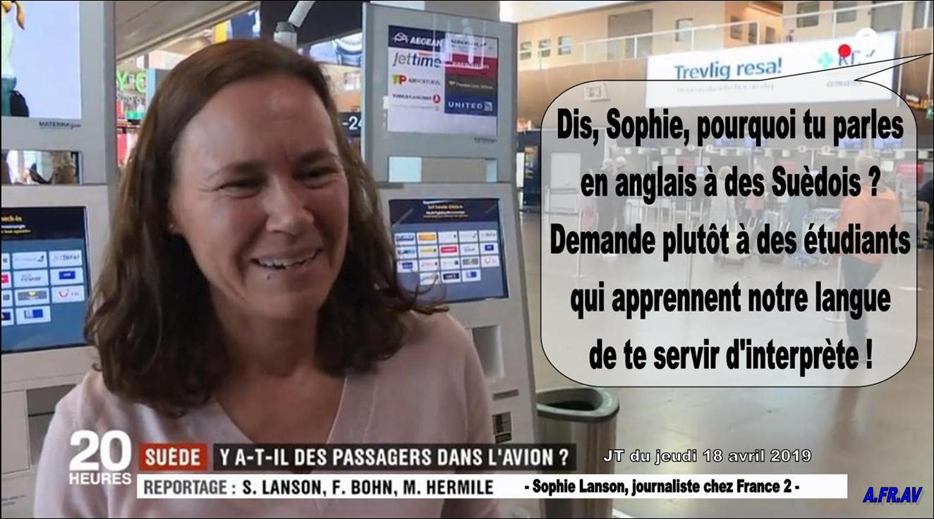 Sophie Lanson, journaliste