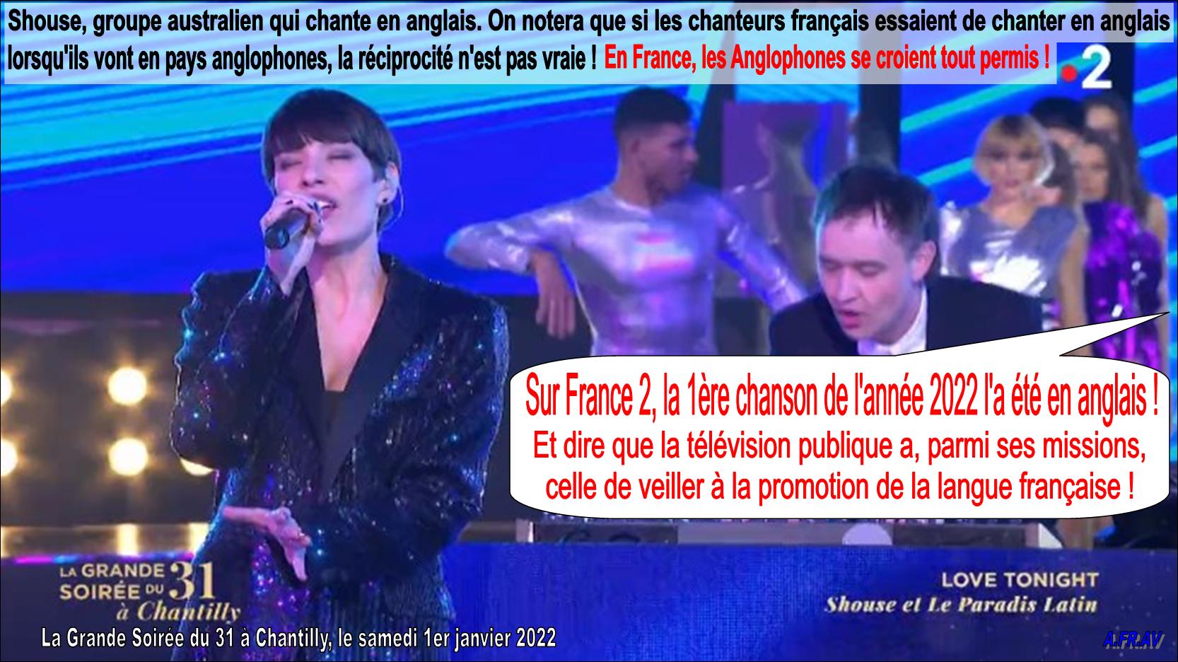 Stéphane Bern, Shouse, chanson française, France 2, France Télévisions, variétés