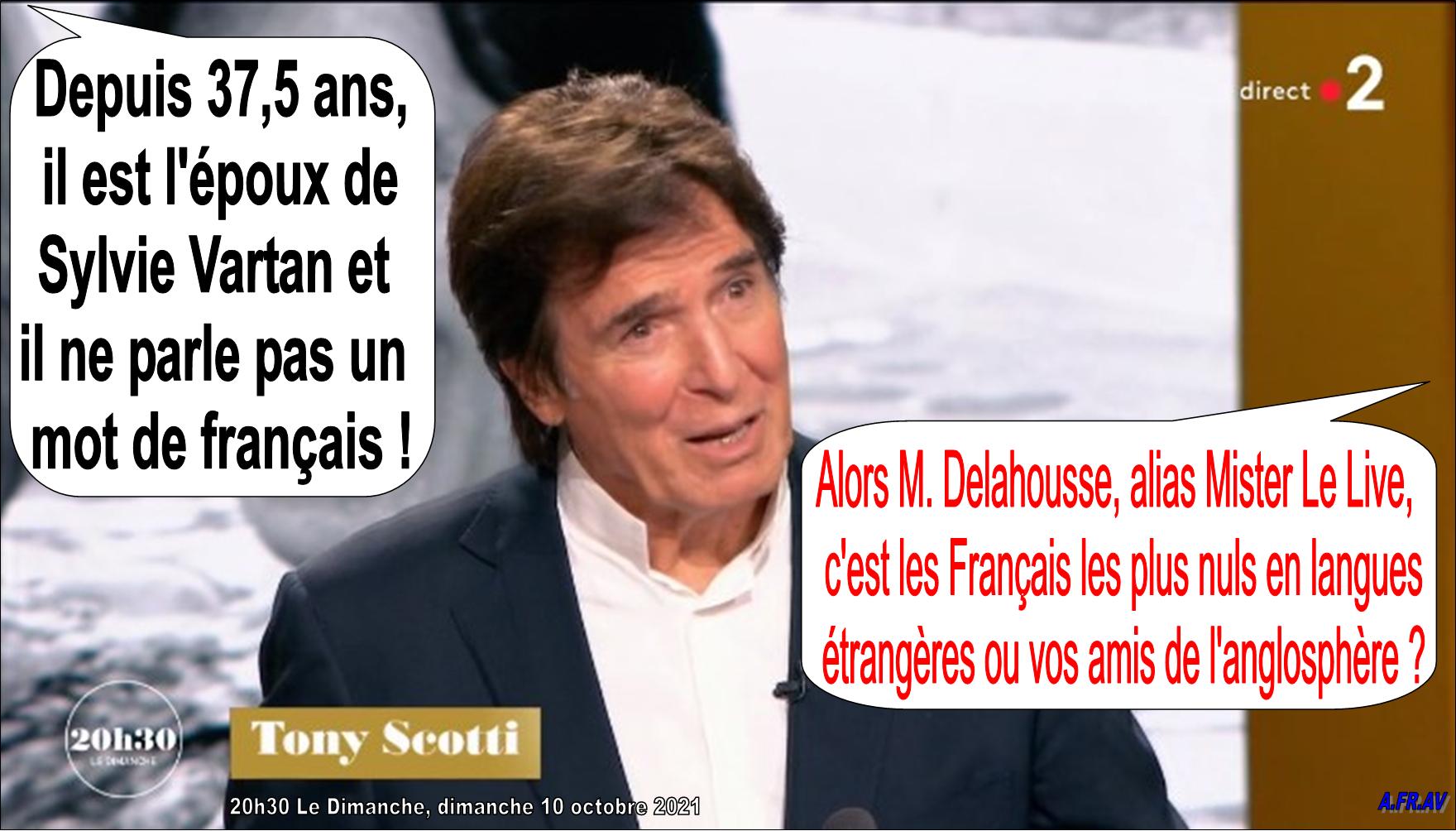 Sylvie Vartan,Tony Scotti, Laurent Delahousse, 20h30 le dimanche, France Télévisions