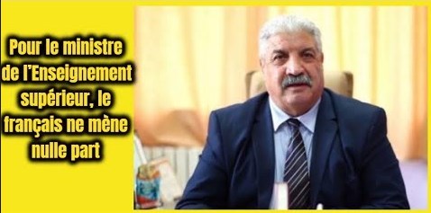 Tayeb Bouzid, ministre alg�rien pour l'anglais, contre le fran�ais