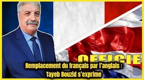 Tayed Bouzid, ministre algrien pro-anglais