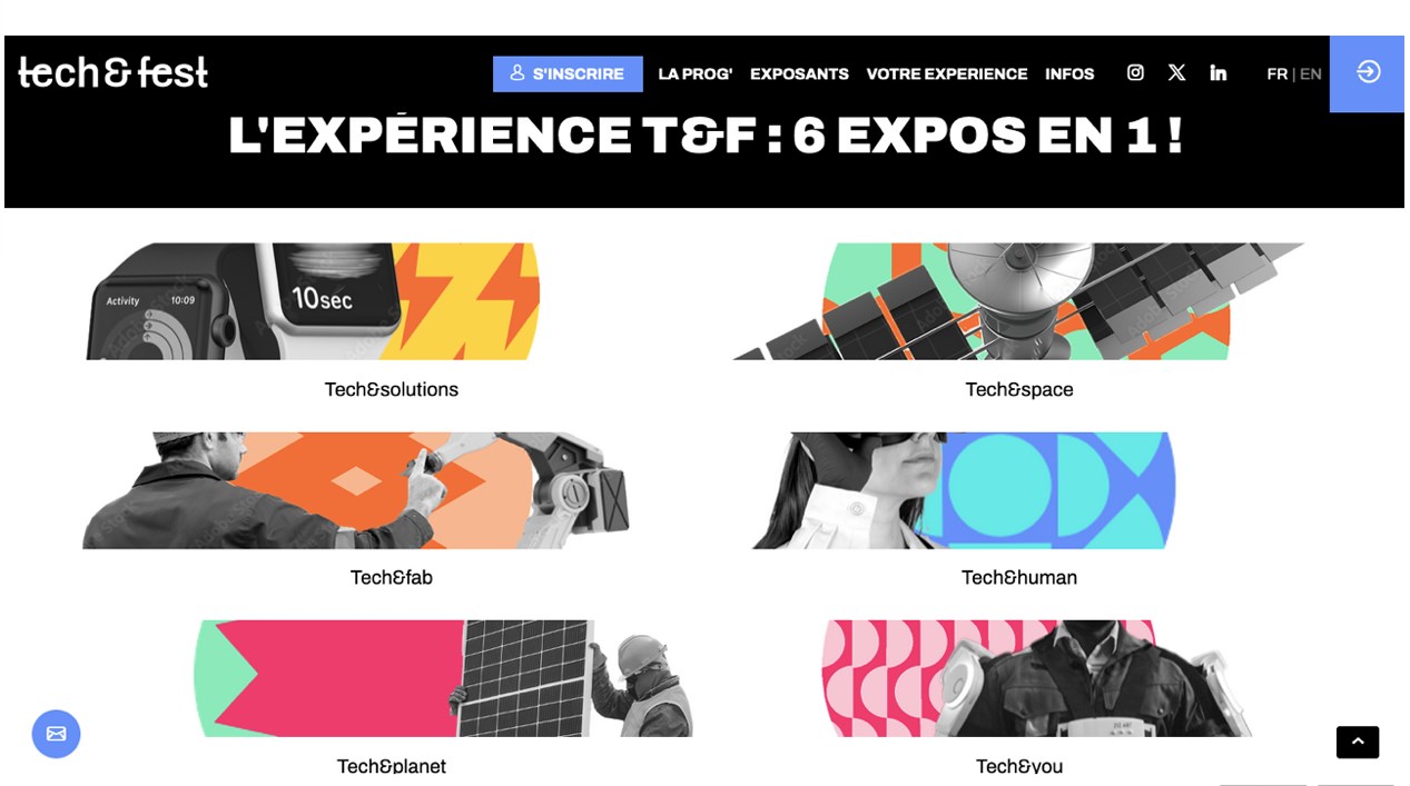 Tech and Fest, six expositions en une