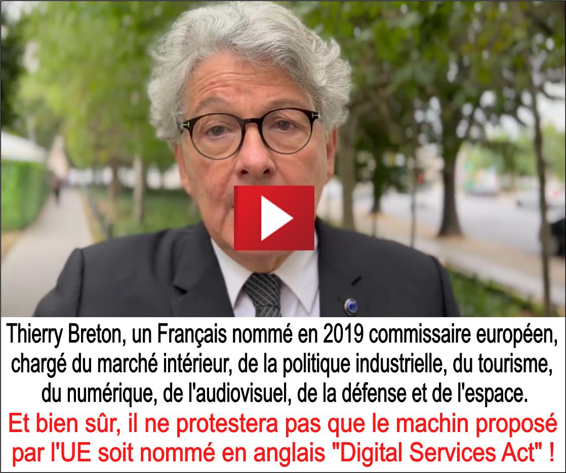 Thierry Breton et le Digital Services Act