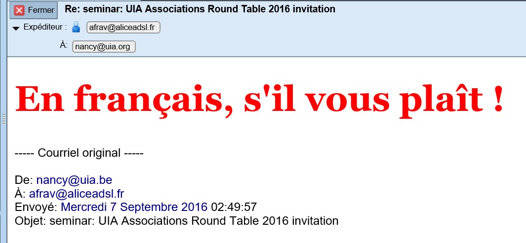 UIA et langue française