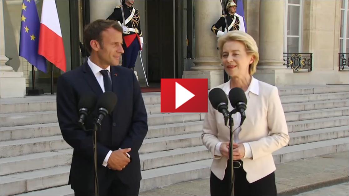 Ursula von der Leyen parle francais