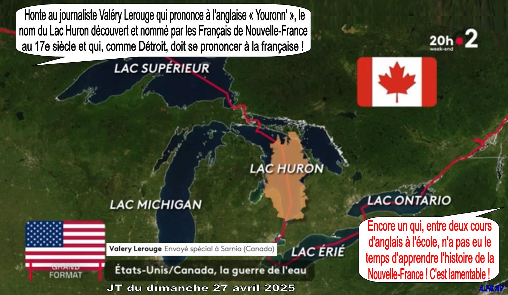 Valéry Lerouge, Canada, lac Huron France 2