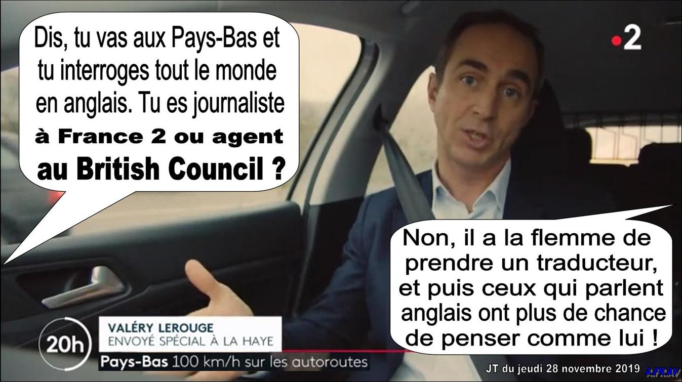 Valery Lerouge un journaliste porte-parole du Britsh Council