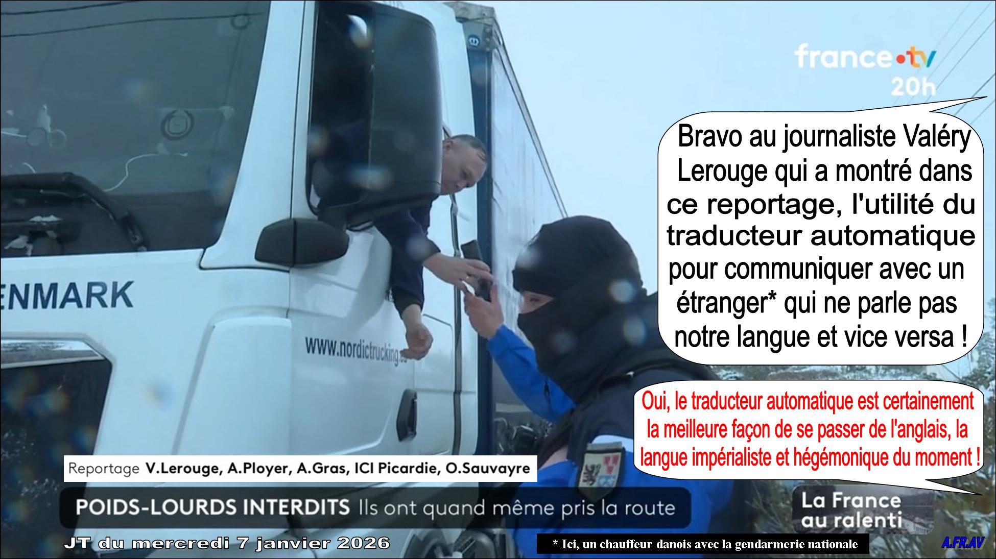 traducteur automatique, traduction, Valéry Lerouge, France 2