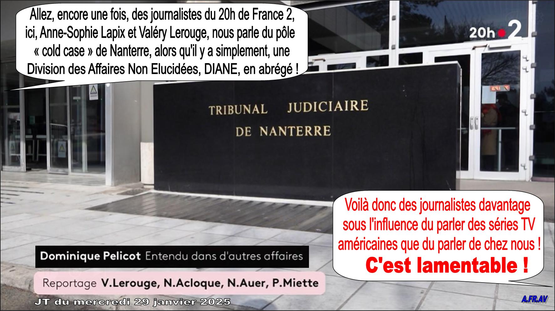 Valery Lerouge, Anne-Sophie Lapix, cold case, séries américaines