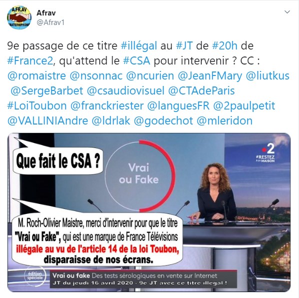 Le Vrai ou Fake de France Info