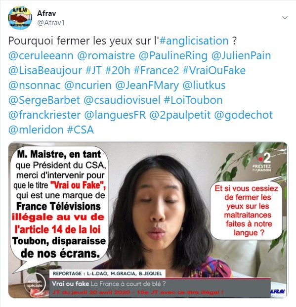 Linh-Lan DAO et le Vrai ou Fake de France Télévisions