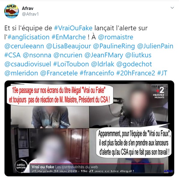 Lanceurs d'alerte et le Vrai ou Fake de France Télévisions