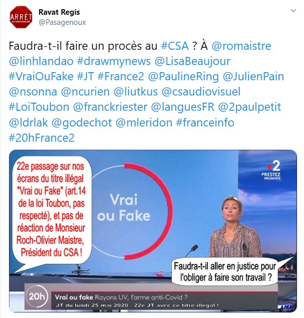 Roch-Olivier Maistre, Président du CSA et la loi Toubon