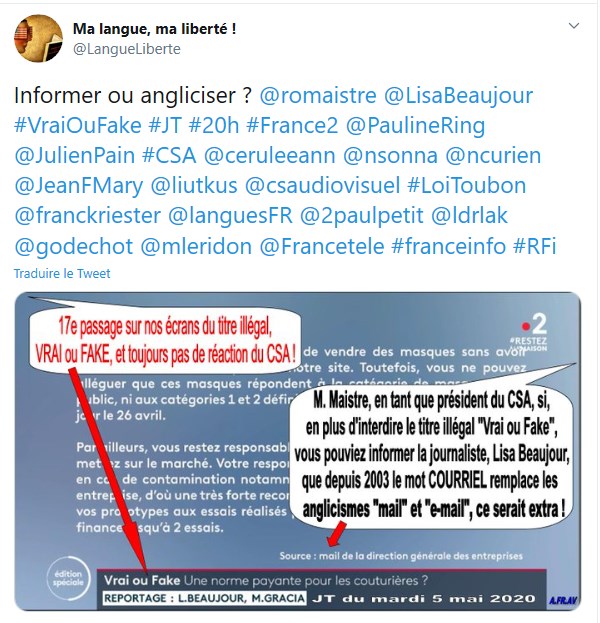 Lisa Beaujour et le Vrai ou Fake de France tlvisions - France Info