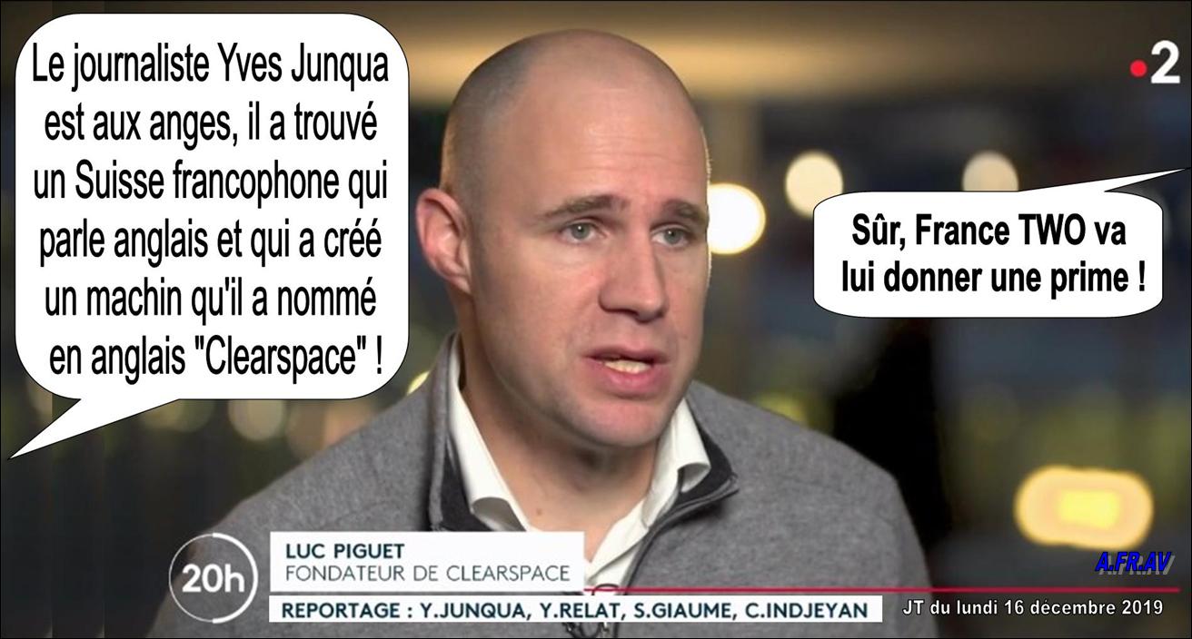 Yves Junqua journaliste et Luc Piguet fondateur de Clearspace